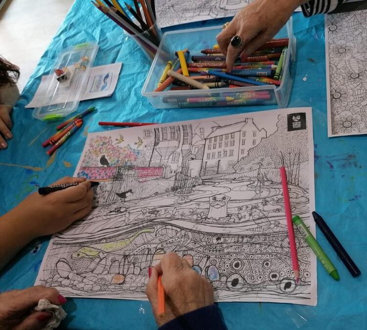 Thousands got busy with their colouring pencils during lock down